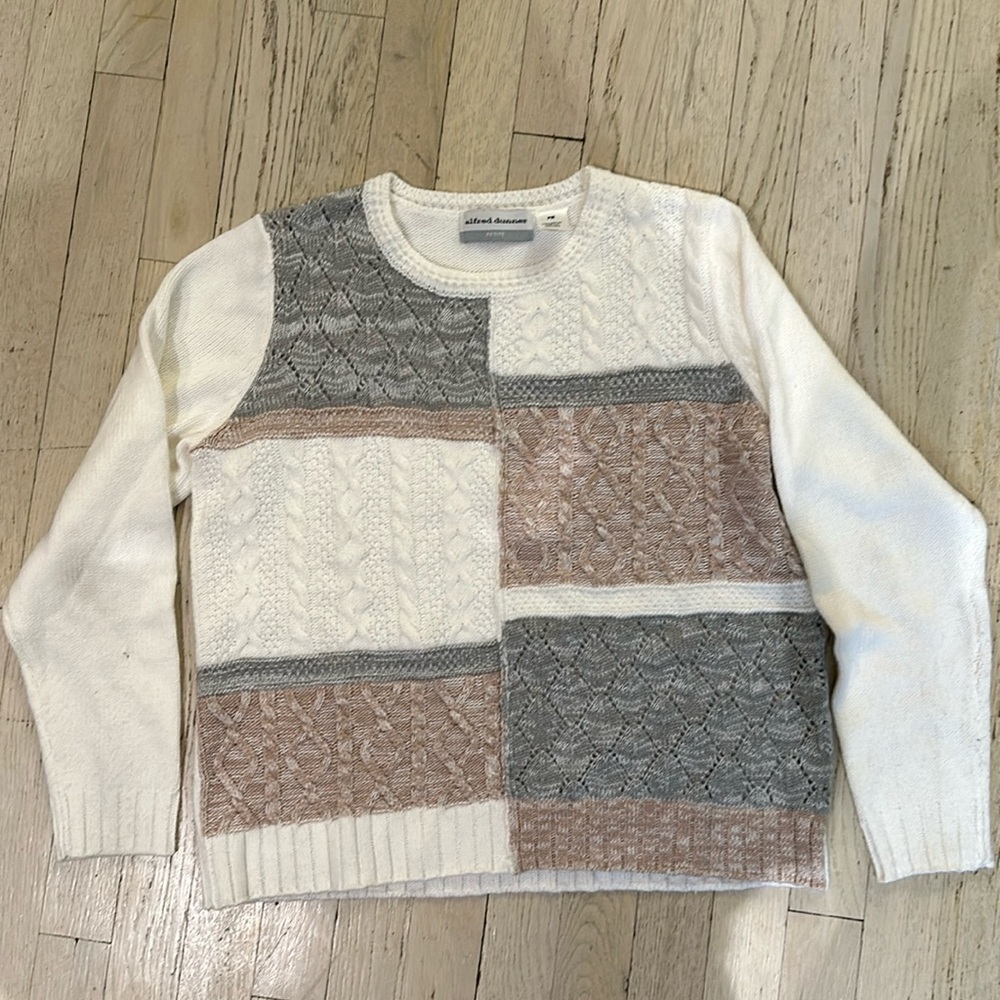 Cableknit sweater (petite medium)